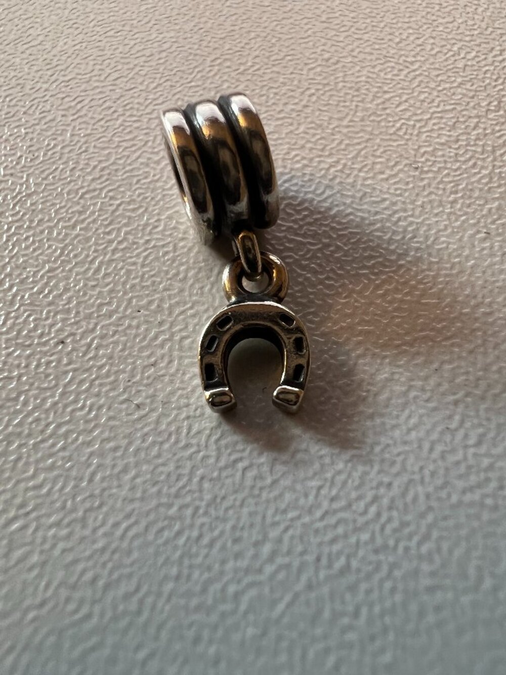 Pandora Lucky Horseshoe Dangle Charm – Sterling Silver